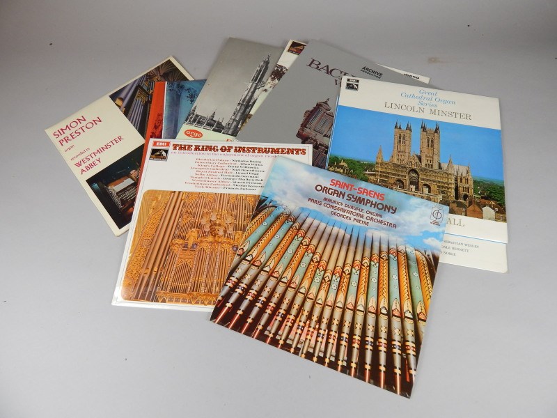 Appraisal: Various classical records to include Saint-Saens Organ Music Compilation Great