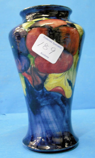 Appraisal: Moorcroft Vase decorated in the Pansy design height cm