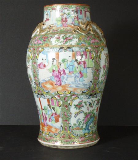 Appraisal: A group of th century Chinese famille rose vases each