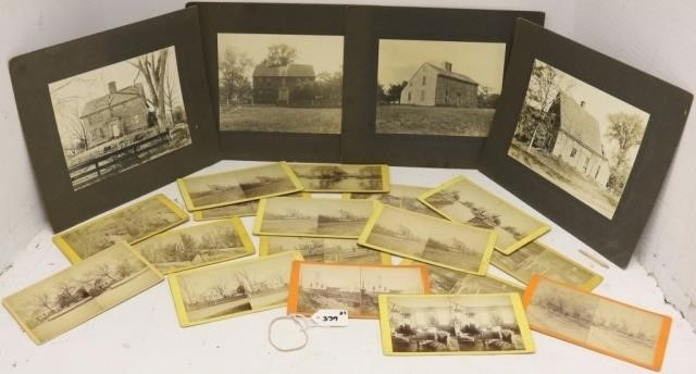 Appraisal: ROCHESTER MASS STEREO CARDS TO INCLUDE VIEWS OF LOCUST COTTAGE