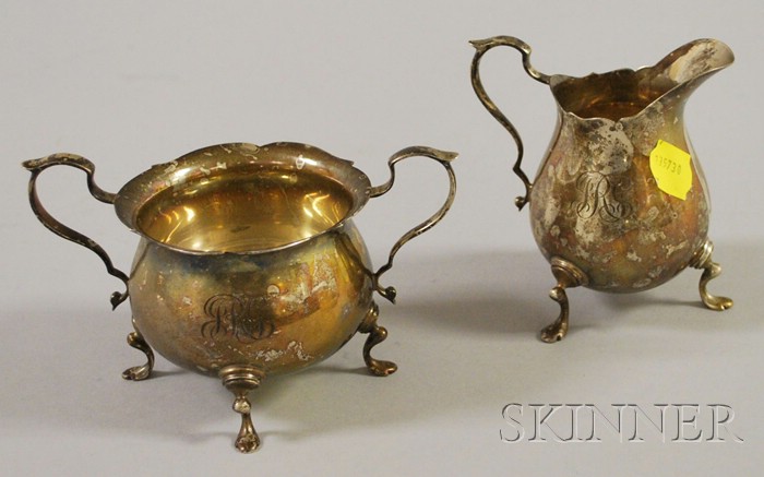 Appraisal: Approximately Twenty-two Small Silver Tablewares including a Gorham sterling ridged