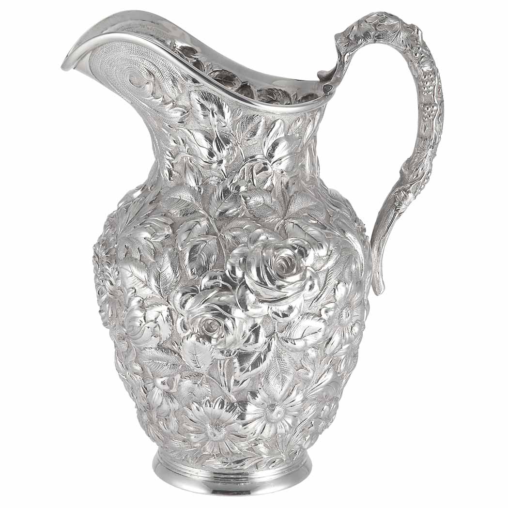 Appraisal: American Sterling Silver Water Pitcher Steiff Baltimore Maryland th century