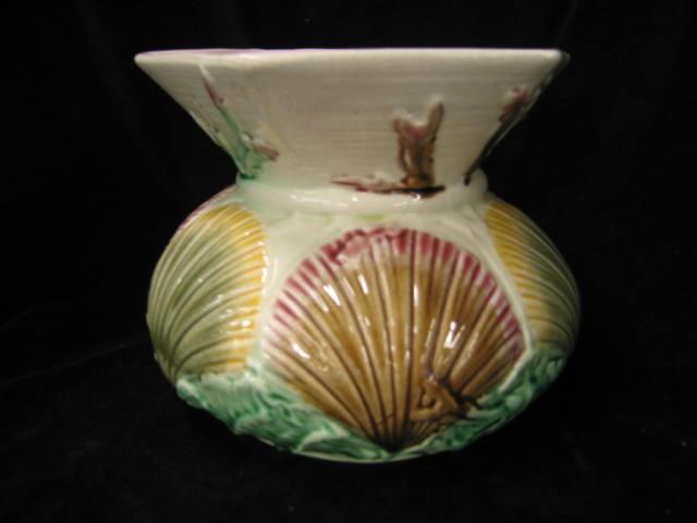 Appraisal: Majolica Pottery Spittoon