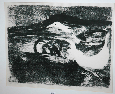 Appraisal: SIDNEY NOLAN LEDA AND THE SWAN LITHOGRAPH