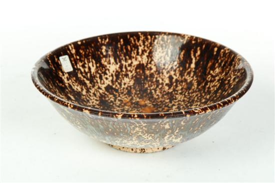 Appraisal: BENNINGTON BOWL Vermont impressed Type A label - Footed bowl