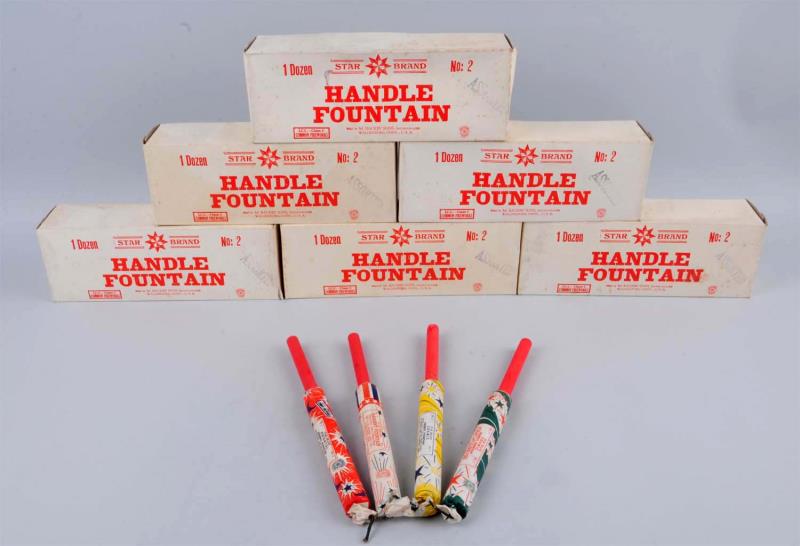 Appraisal: Handle Fountain Fireworks No Six full boxes Condition Very Good