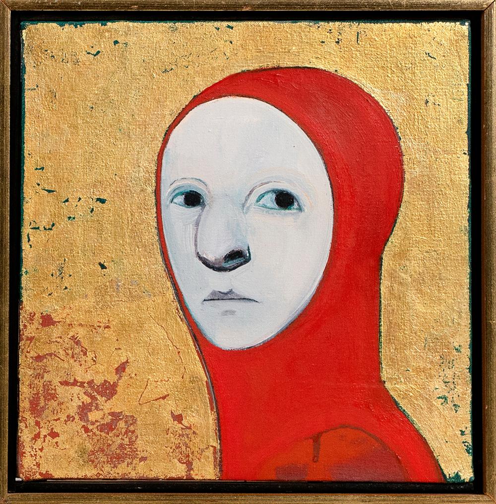 Appraisal: SELINA TRIEFF NEW YORK MASSACHUSETTS - WOMAN IN RED OIL