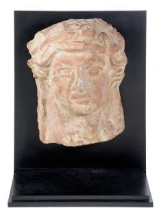 Appraisal: Greek Style Terracotta Head of a Woman likely th century