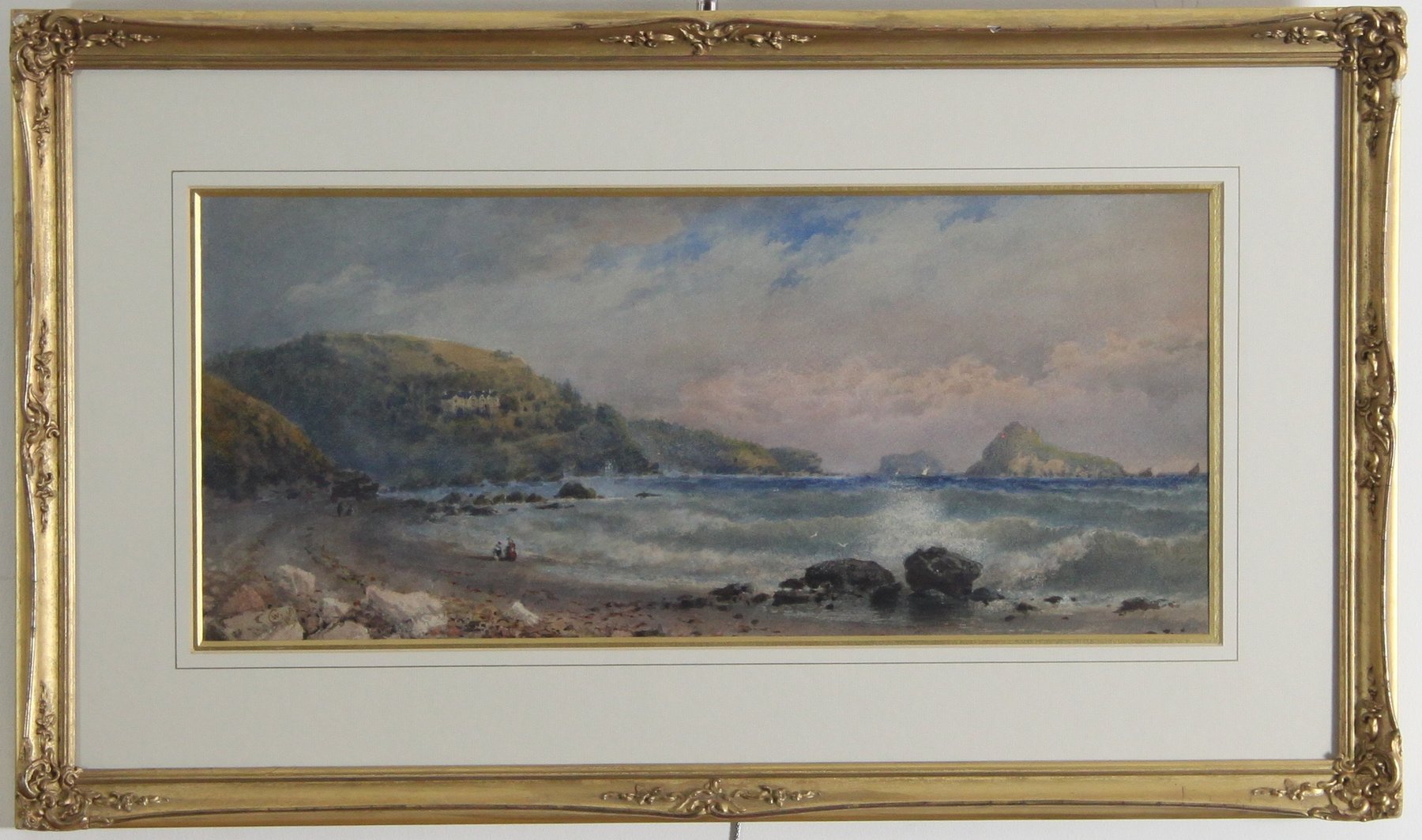 Appraisal: Charles Jones Way Meadfoot Beach Torquay monogrammed and dated lower