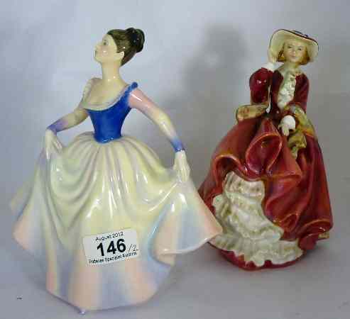 Appraisal: Royal Doulton Figures Top O The Hill HN and Lisa