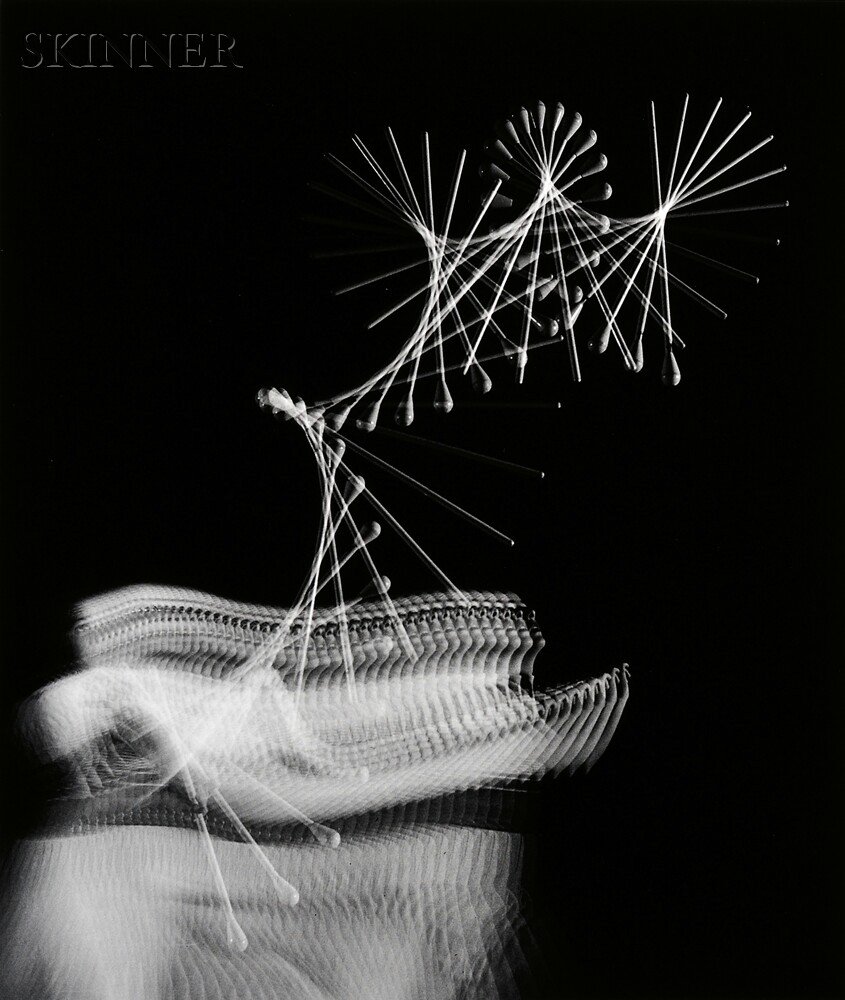 Appraisal: Harold E Doc Edgerton American - Two Photographs Dancer and