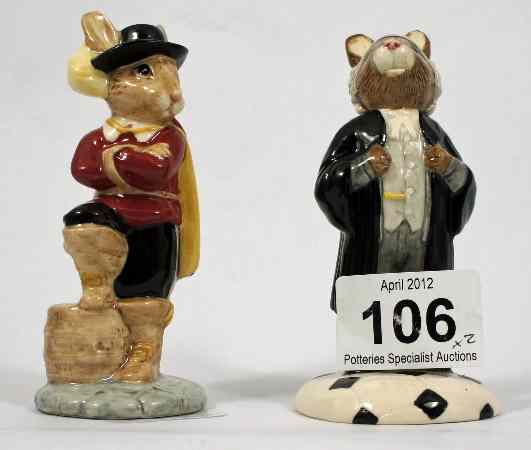 Appraisal: Royal Doulton Bunnykins Figures Lawyer DB and Cavalier DB