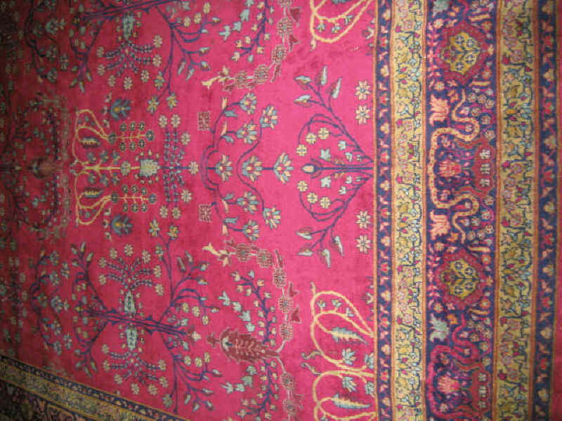 Appraisal: EARLY TH CENTURY LURISTAN ROOM RUG The burgundy field with