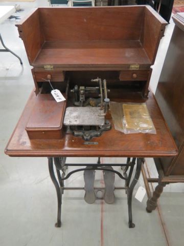 Appraisal: Wheeler Wilson Early Sewing Machine foot model mechanical only late