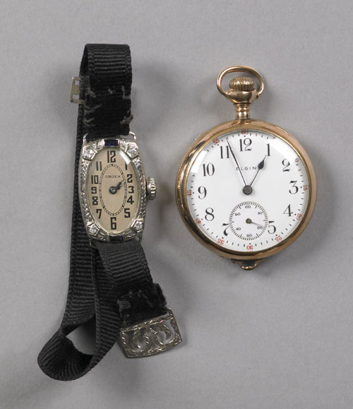 Appraisal: Ladies Gruen wrist watch with a K white gold case