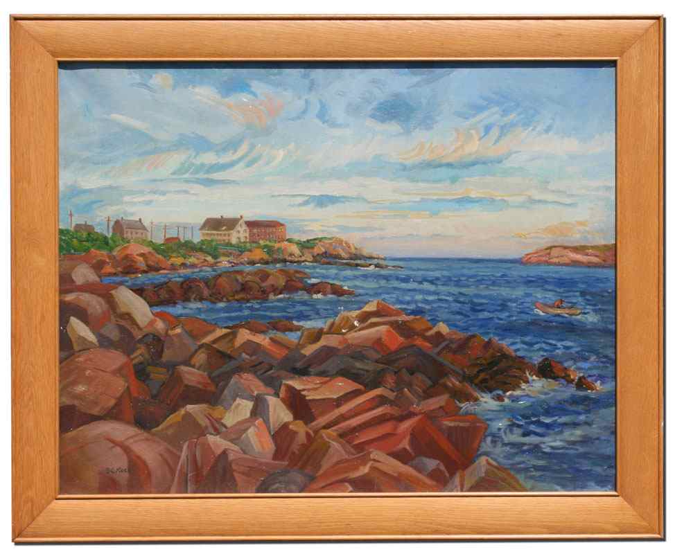 Appraisal: KOCH Berthe American - ''Straitsmouth'' Rockport Massachusetts OIL Canvas ''