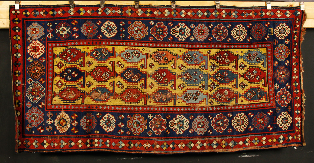 Appraisal: A - Early th C Caucasian Rug Early th century