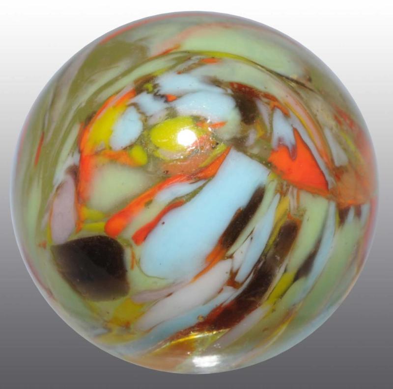 Appraisal: Amber Glass Guinea Marble Description Nice color Condition Size Dia