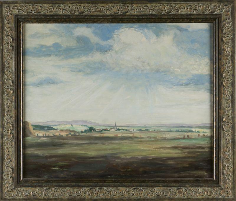 Appraisal: German School Impressionist Landscape oil on artist's board inscription en