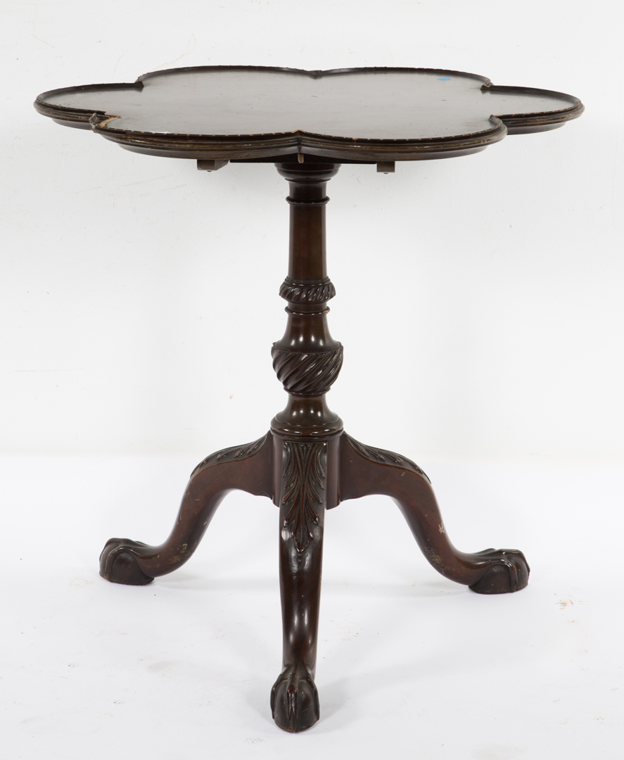 Appraisal: Tilt-top table Undernumber