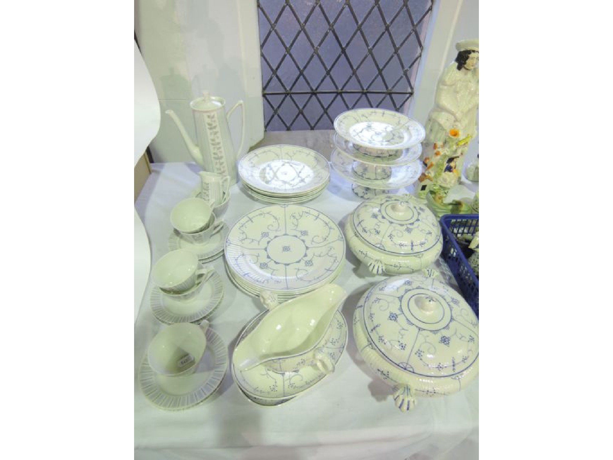 Appraisal: A collection of Villeroy Boch blue and white dinner wares