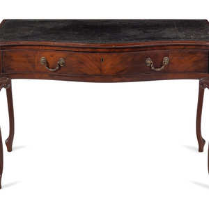 Appraisal: A George II Style Mahogany Writing Table Circa Height x