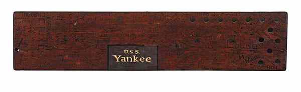 Appraisal: USS Yankee Naval Cruiser on the Cuban Blockade Crewmembers' Hand-Carved