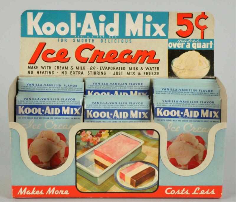 Appraisal: Kool-Aid Mix Display Description s to s Great item includes