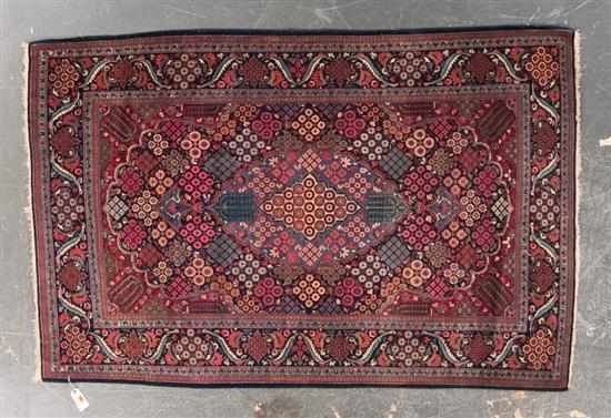 Appraisal: Antique Dabir Keshan rug Persia circa x Estimate - Good