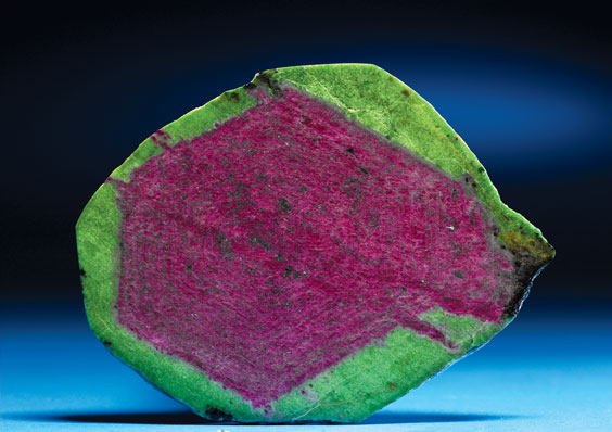 Appraisal: RUBY ENCASED IN ZOISITE Miralani Hills near Arusha Tanzania This