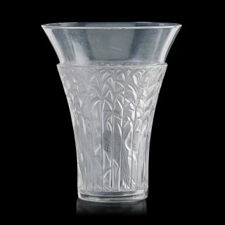 Appraisal: LALIQUE Ibis vase LALIQUE Ibis vase France des M p