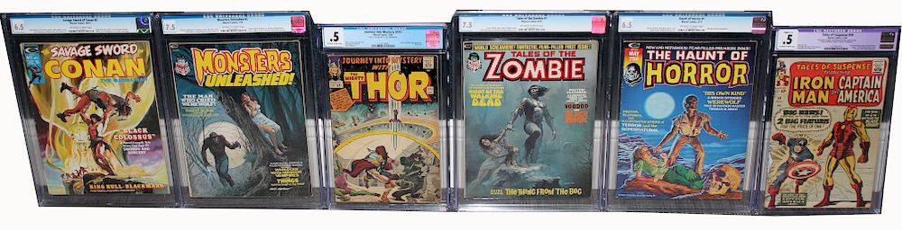 Appraisal: CGC Graded Marvel Comic Books CGC Graded Marvel Comic Books