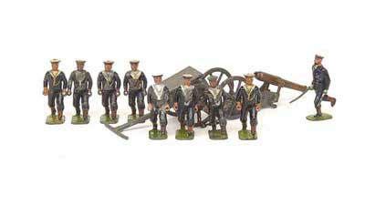 Appraisal: Britains - Set - Royal Navy Landing Party version comprising