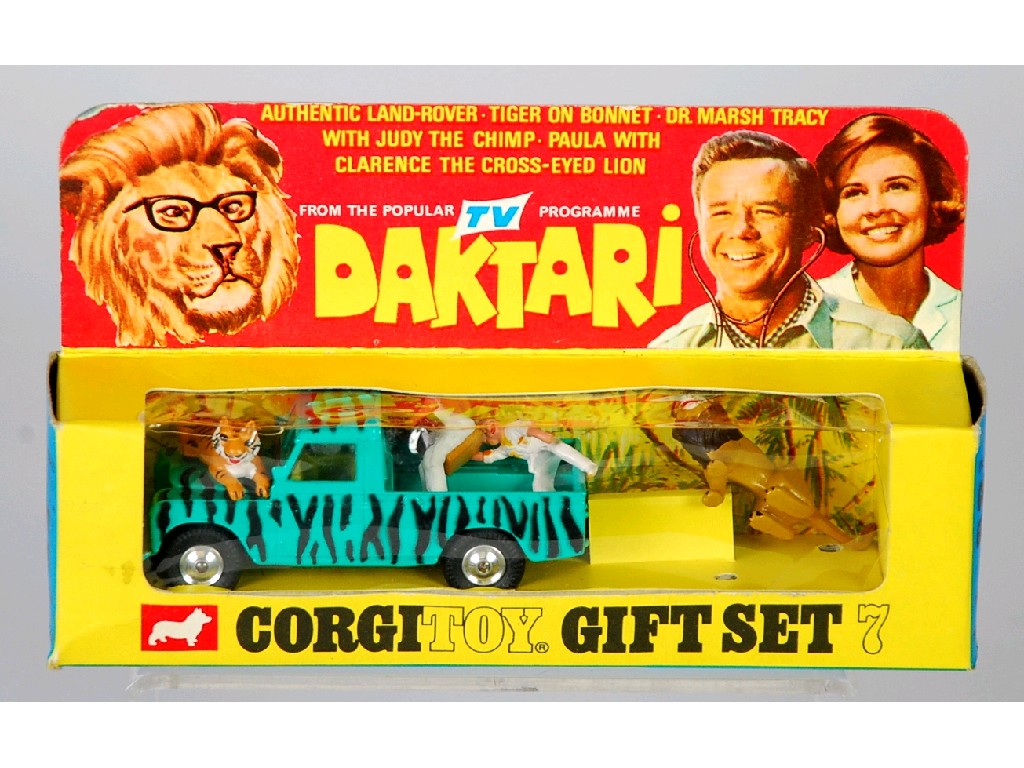 Appraisal: CORGI TOYS MINT AND BOXED DAKTARI GIFT SET complete with