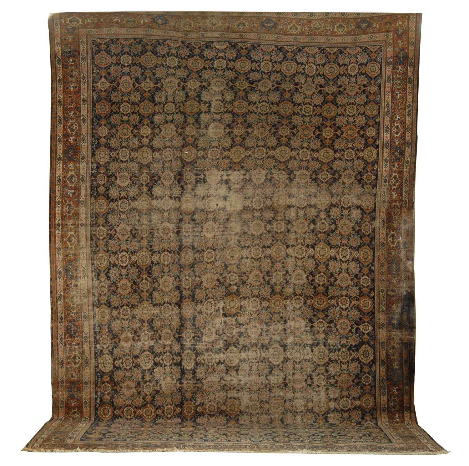 Appraisal: ORIENTAL RUG MAHAL ' x ' '' Multiple rows of