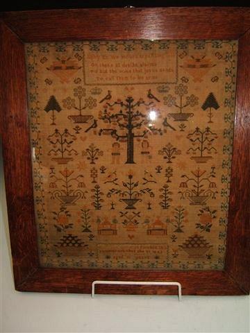 Appraisal: An early Victorian sampler worked by Mary Ann Wotson dated