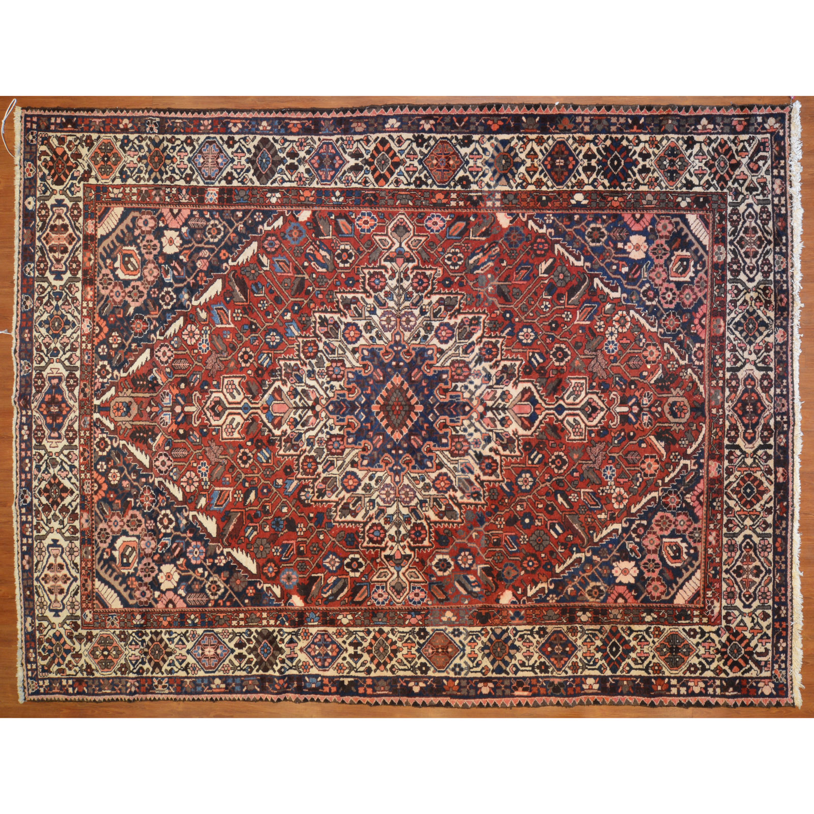 Appraisal: BAHKTIARI CARPET PERSIA X Fourth quarter- th century hand-knotted wool