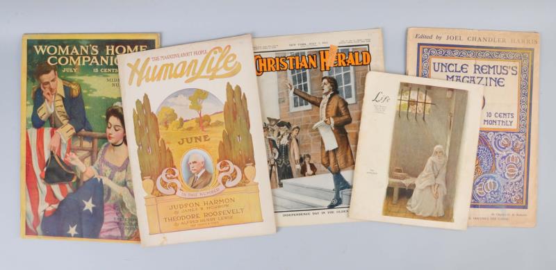 Appraisal: Lot Of Early Magazines With Coca-Cola Ads Most ads are