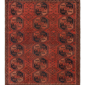 Appraisal: An Ersari Wool Rug Early th Century feet inch x