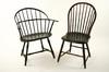 Appraisal: CHAIRS - Lot of two th C American Windsor chairs