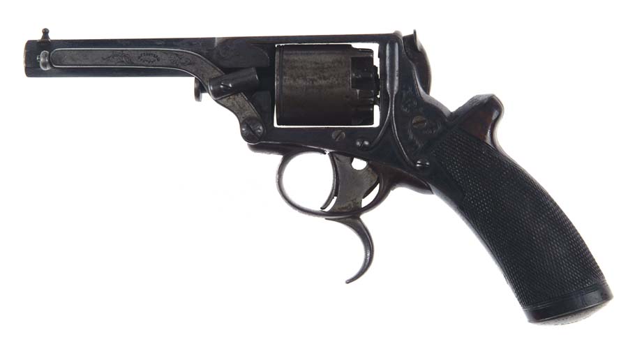 Appraisal: ENGRAVED T F GUION NEW ORLEANS PERCUSSION REVOLVER Cal SN