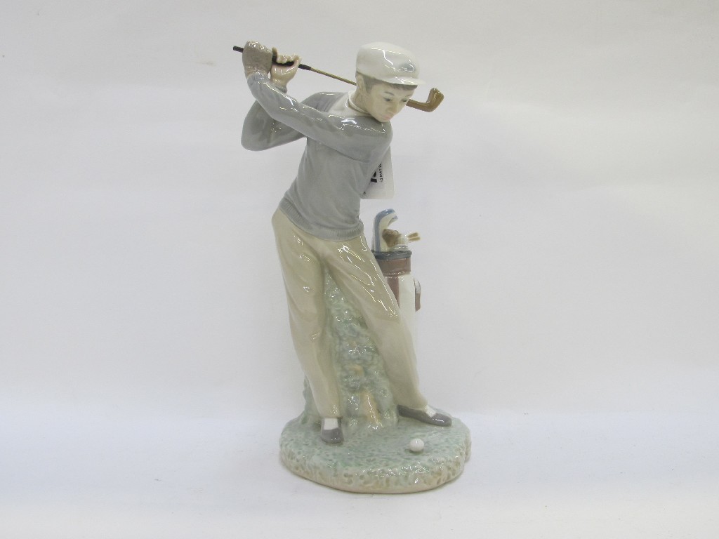 Appraisal: Lladro figure of a male golfer