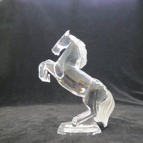 Appraisal: Swarovski Crystal White Stallion Figurine by Martin Zendron NR list