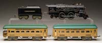 Appraisal: AMERICAN FLYER STANDARD GAUGE STEAM ENGINE WITH MATCHING TENDER TWO