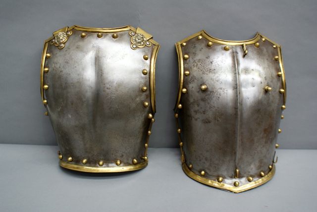 Appraisal: A British Horse Guards Cuirass complete with back and front