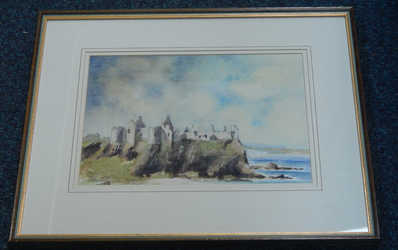 Appraisal: John Stephenson A View of Dunblane Castle North Ireland watercolour