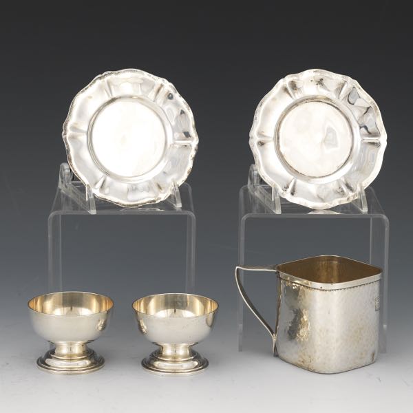 Appraisal: FIVE ART DECO STERLING SILVER TABLE ARTICLES INCLUDING BY S