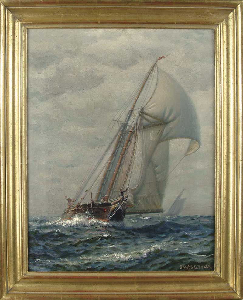 Appraisal: JAMES GALE TYLER American - ON THE WAY TO PORT