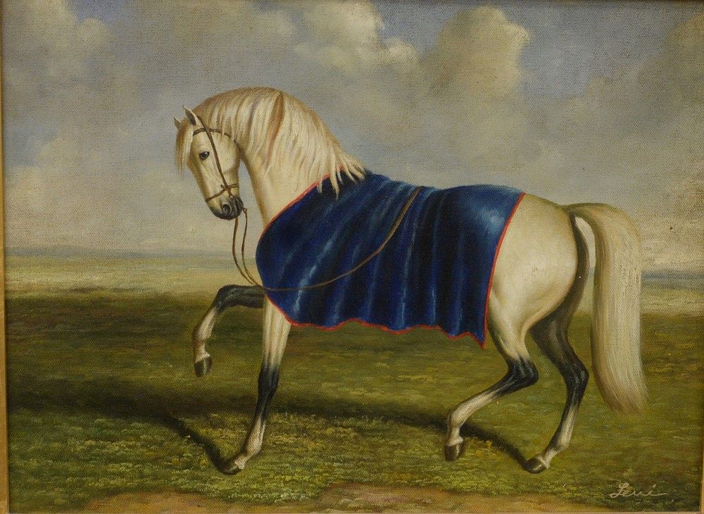 Appraisal: Dorothy Levi American - Horse in the Paddock oil on