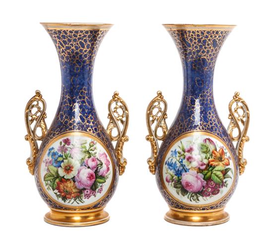 Appraisal: Sale Lot A Pair of Paris Porcelain Vases each of